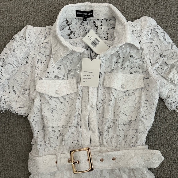 Generation Love White Lace Romper - Picture 6 of 7